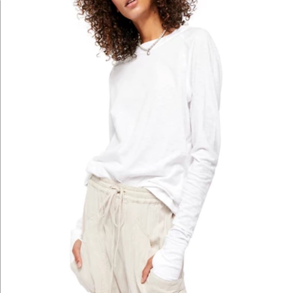 Free People Arden Long Sleeve T-Shirt Size Small